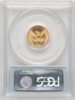 1890 $2.50 CAC Liberty Quarter Eagle PCGS MS64