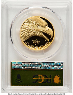 2021-W G$100 American Liberty High Relief FDI Gold Foil 1 of 100 PCGS PR70