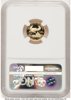 2016-W Proof Gold Eagle 1/10 oz Brown Label NGC PF70