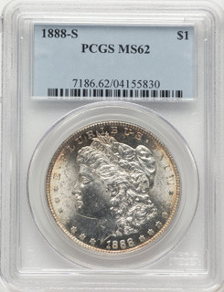 1888-S Morgan Dollar PCGS MS62