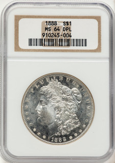 1888 DM Morgan Dollar NGC MS64