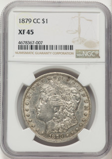 1879-CC Morgan Dollar NGC XF45