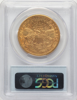 1883-CC $20 Blue Gradient Liberty Double Eagle PCGS XF45