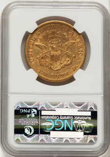 1864-S $20 Liberty Double Eagle NGC XF40