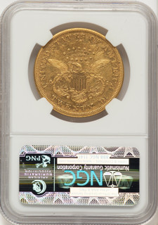 1871-CC $20 Liberty Double Eagle NGC XF45+