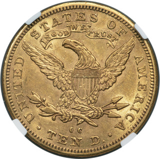 1893-CC $10 Liberty Eagle NGC AU58