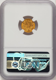 1854 G$1 Type Two Gold Dollar NGC MS61