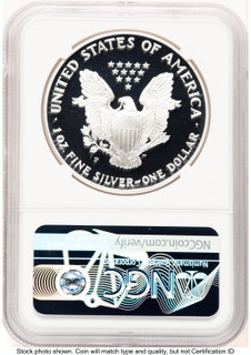 1993-P Proof Silver Eagle 1 oz Thomas Uram NGC PF70