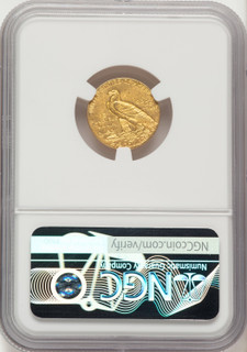 1908 $2.50 NGC Secure Indian Quarter Eagle NGC MS63