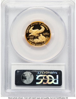 2011-W Proof Gold Eagle 1/4 oz Blue Gradient PCGS PR70
