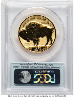 2013-W Reverse Proof Gold Buffalo 1 oz FS Bison Label PCGS PR70