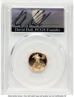 2025-W Proof Gold Eagle 1/10 oz FDI David Hall PCGS PR70