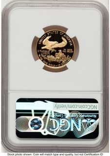 2002-W Proof Gold Eagle 1/4 oz Red Book NGC PF70