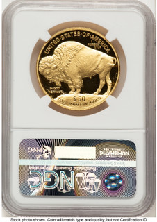 2016-W Proof Gold Buffalo 1 oz FR Blue NGC PF70