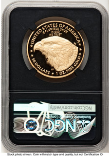 2024-W Proof Gold Eagle 1 oz FDI Anna Cabral Prestige Treasurer Series NGC PF70