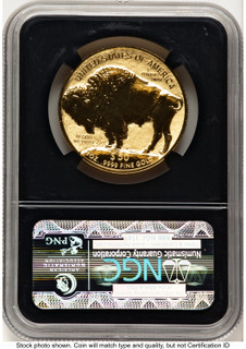 2013-W Reverse Proof Gold Buffalo 1 oz Bison Label NGC PF70