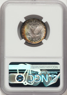 1917 25C Type Two FH Standing Liberty Quarter NGC MS66