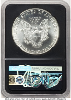 1986 Silver Eagle NGC MS70 Ed Moy