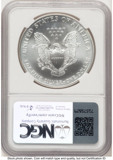 1998 Silver Eagle John NGC MS70 Mercanti
