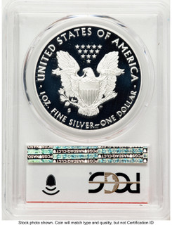2020-S Proof Silver Eagle 1 oz FDI Struck at San Francisco Mint PCGS PR70
