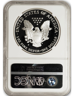 1993-2000 P $1 (1995 W) American Silver Eagle Set NGC PF70 Ultra Cameo Mercanti Signed