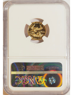 1990 1/10 oz U.S. Mint Proof Gold Eagle NGC PF70 Ultra Cameo