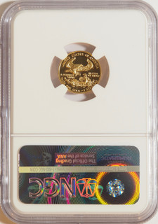 1992 1/10 oz U.S. Mint Proof Gold Eagle NGC PF70 Ultra Cameo