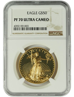 2000 1 oz U.S. Mint Proof Gold Eagle NGC PF70 Ultra Cameo