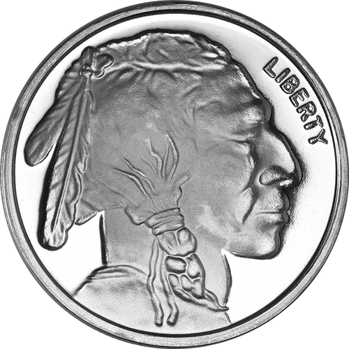 1 oz SilverTowne Buffalo .999 Silver Round