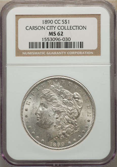 1890-CC S$1 Morgan Dollar NGC MS62