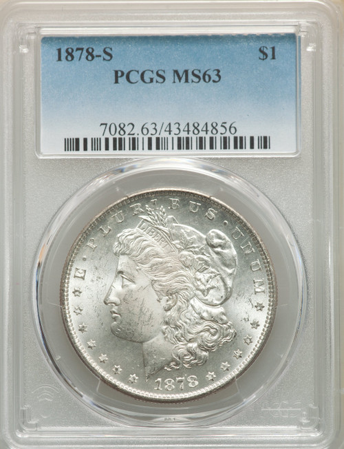 1878-S S$1 Morgan Dollar PCGS MS63