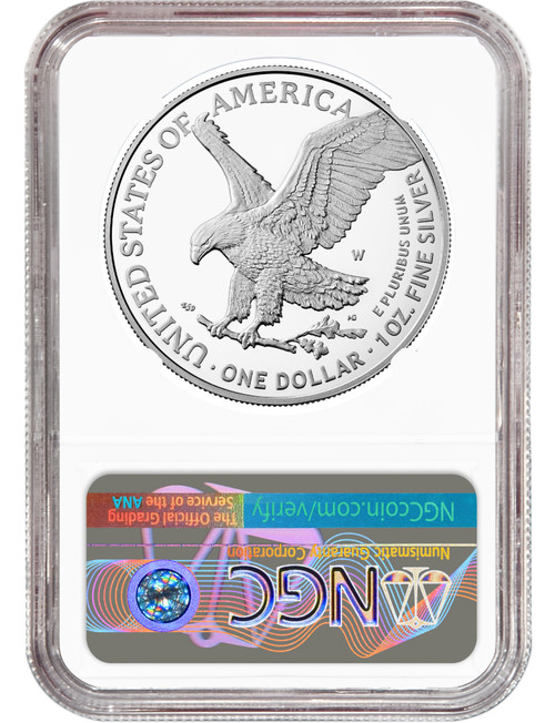 2022-W Silver Eagle Advanced Releases NGC PF70 Ultra Cameo