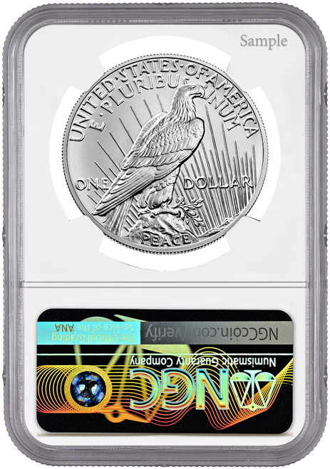 2023 Peace Silver Dollar First Day of Issue MS70 | LCR Coin