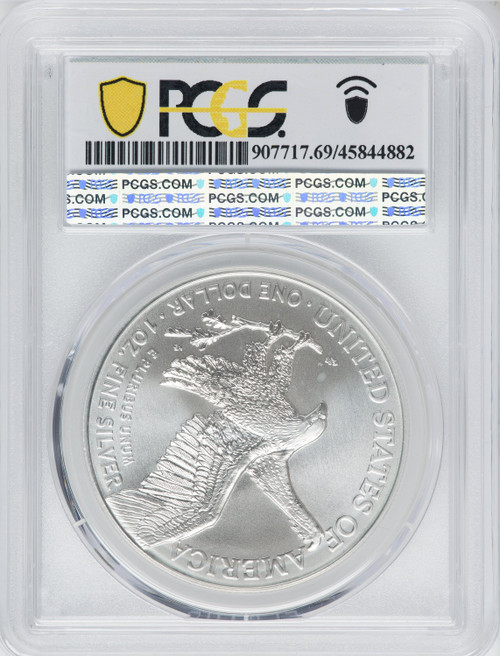 2021 American Silver Eagle Type 2 At Dusk & Dawn 35th Anniversary 277th PCGS MS69