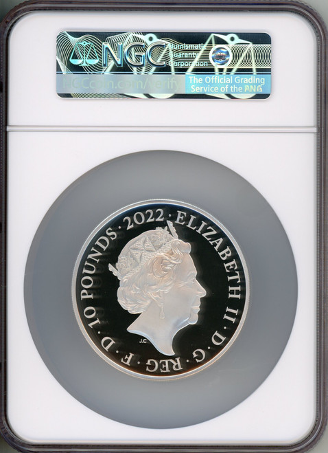 Elizabeth II silver Proof  King Henry VII  10 Pounds (10 oz) 2022 PR70 Ultra Cameo NGC World Coins NGC MS70