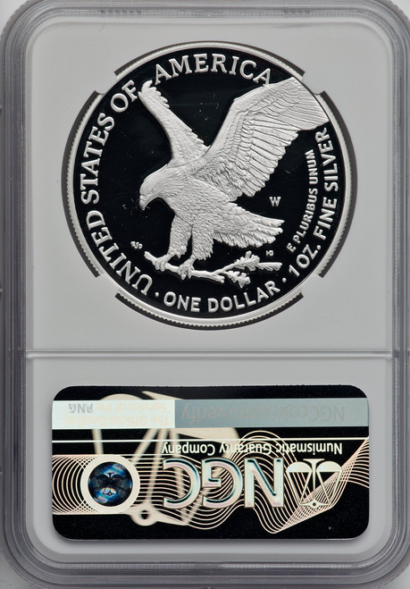 2022-W Silver Eagle Early Releases NGC PF70 Kenneth Bressett Signed