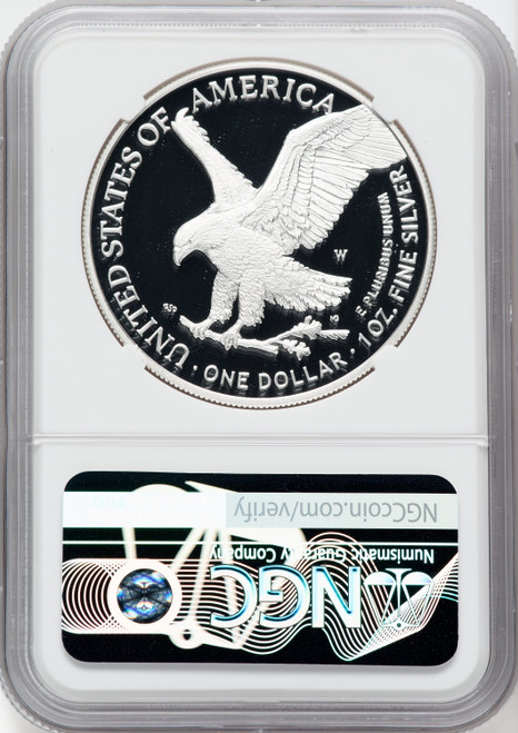 2020 W $1 Silver Eagle First Day of Issue NGC PF70 Mercanti Signed