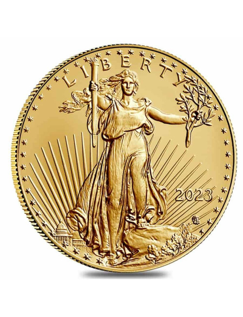 2023 $5 American Gold Eagle 1/10 oz Coin BU