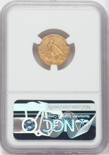 1911-D $2.50 Indian Quarter Eagle NGC MS60