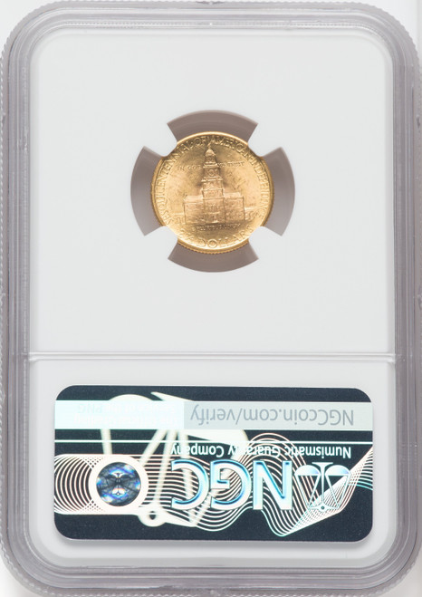 1926 $2.50 SESQUI Commemorative Gold NGC MS66