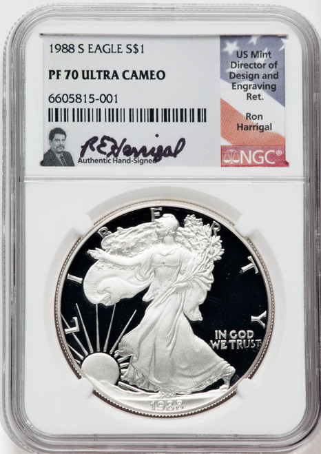 2020 W $1 Silver Eagle First Day of Issue NGC PF70 Mercanti Signed