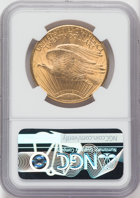 1911-D/D $20 RPM FS-501 Saint-Gaudens Double Eagle NGC MS64