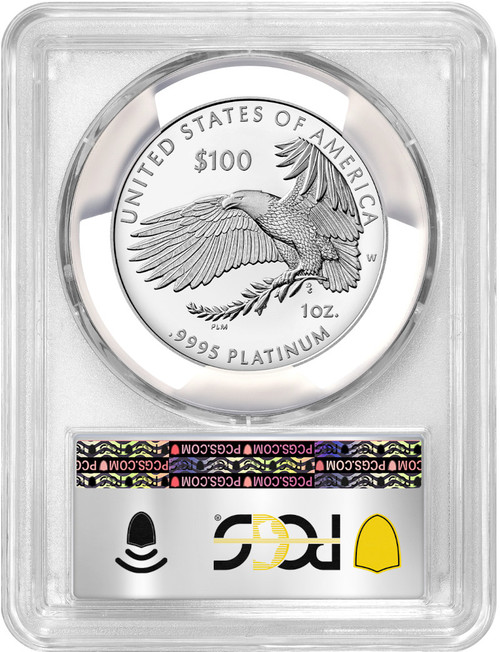 買取り実績 【最高鑑定】パラオ オーシャンブルーの瞳 PCGS 銀貨 1