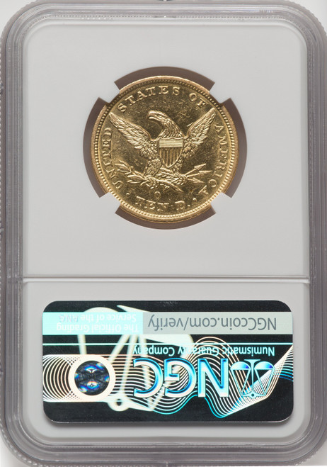 1851-O $10 Liberty Eagle Details NGC MS60