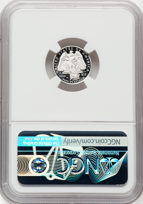 2008-W $10 Tenth-Ounce Platinum Eagle DC NGC PF70