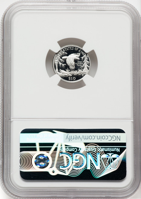 1999-W $10 Tenth-Ounce Platinum DC NGC PF70