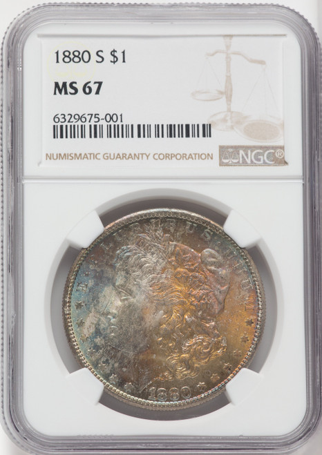 1880-S $1 Morgan Dollar NGC MS67