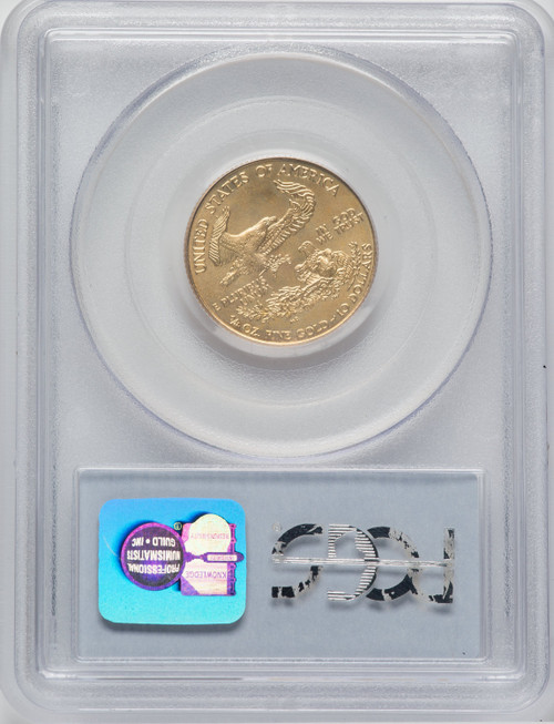1996 10 QuarterOunce Gold Eagle PCGS MS69 LCR Coin