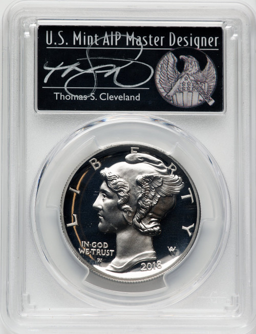 2018-W $25 Palladium First Day of Issue Cleveland Freedom PCGS PR70