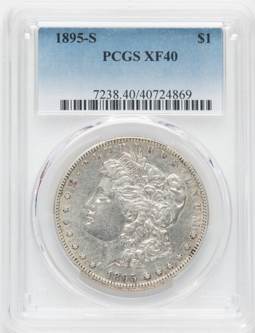 1895-S $1 Morgan Dollar PCGS XF40